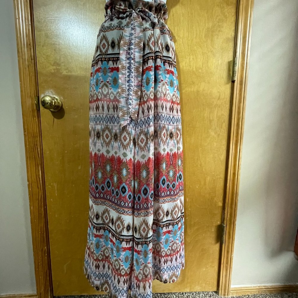 Printed Pallazzo Pants